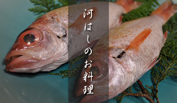 河はしのお料理